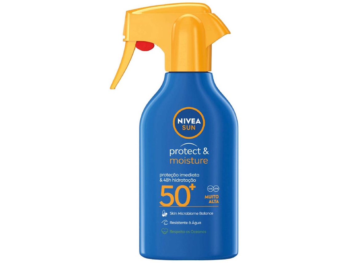 Protector Solar Spray Protect & Moisture Familiar FPS 50 NIVEA SUN