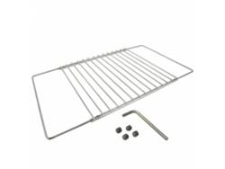 HERZBERG Hg-03213: Rejilla De Horno Universal Y Soporte De Montaña Ajustable
