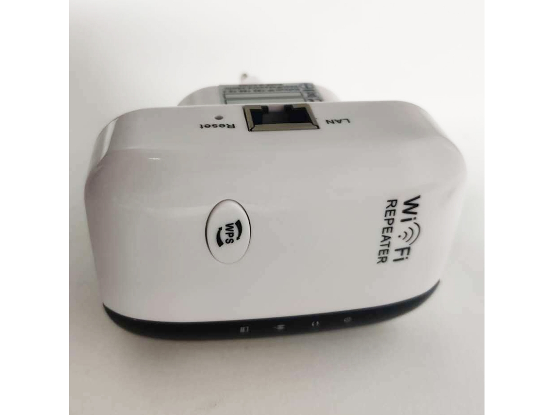 Amplificador de señal Wi-Fi inalámbrico de 300 m, repetidor de red, luz dorada blanca y negra