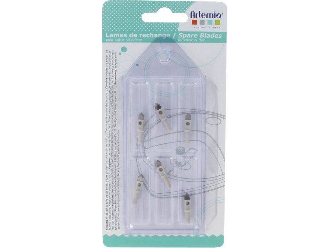 Pack 6 Cuchillos de Repuesto ARTEMIO Cortadora Circular