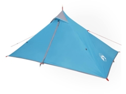 Tienda de campaña tipi para 1 persona impermeable VIDAXL azul