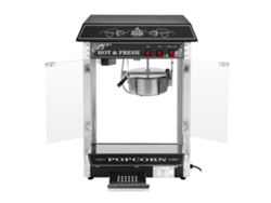 Profesjonalna Wydajna Maszyna Do Popcornu Nastawna 230v 1.6kw Czarna Royal Catering