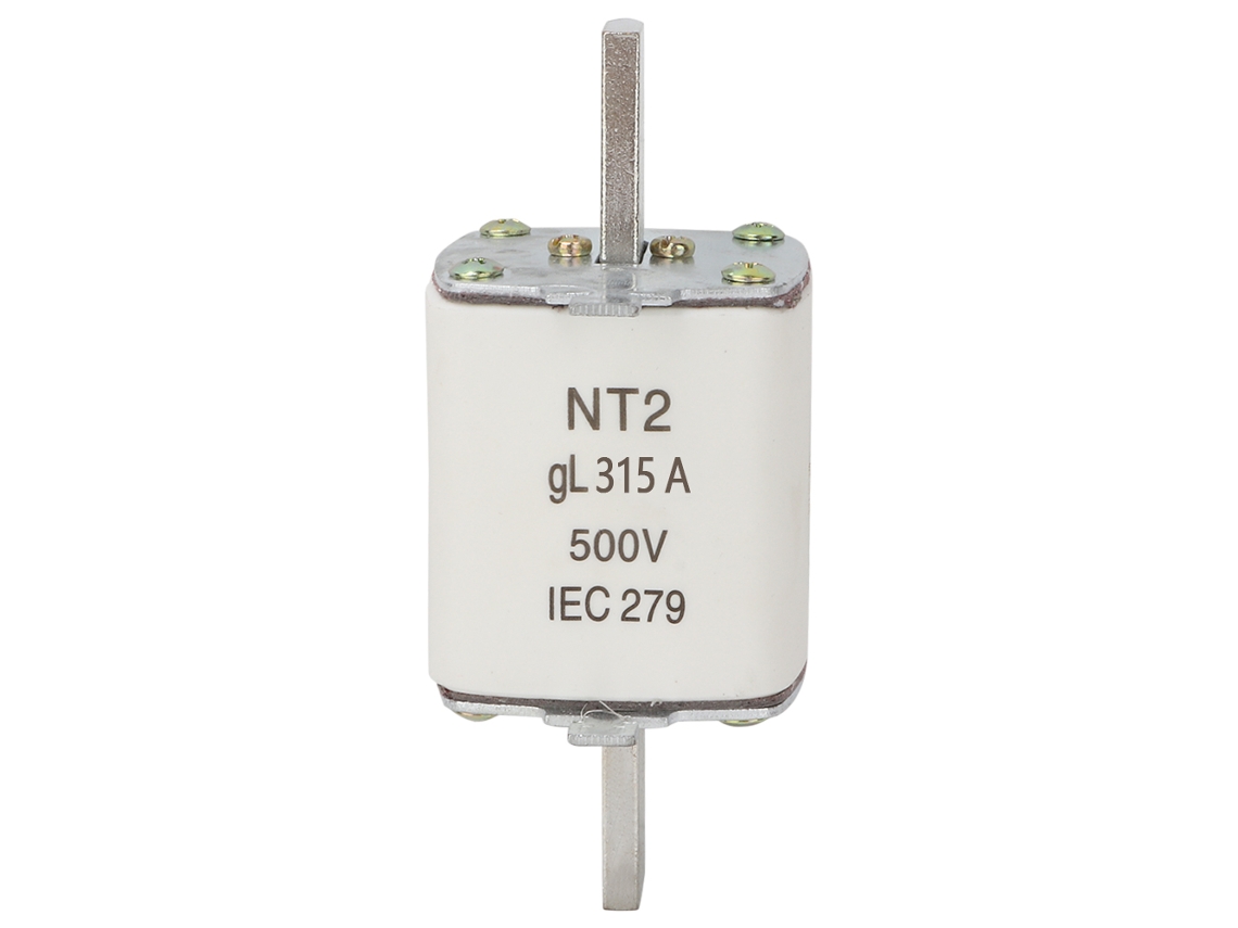 Fusible Cerámico De Contacto En Hoja Nt2/rt16-2 500v 315a Para Protección De Equipos Eléctricos