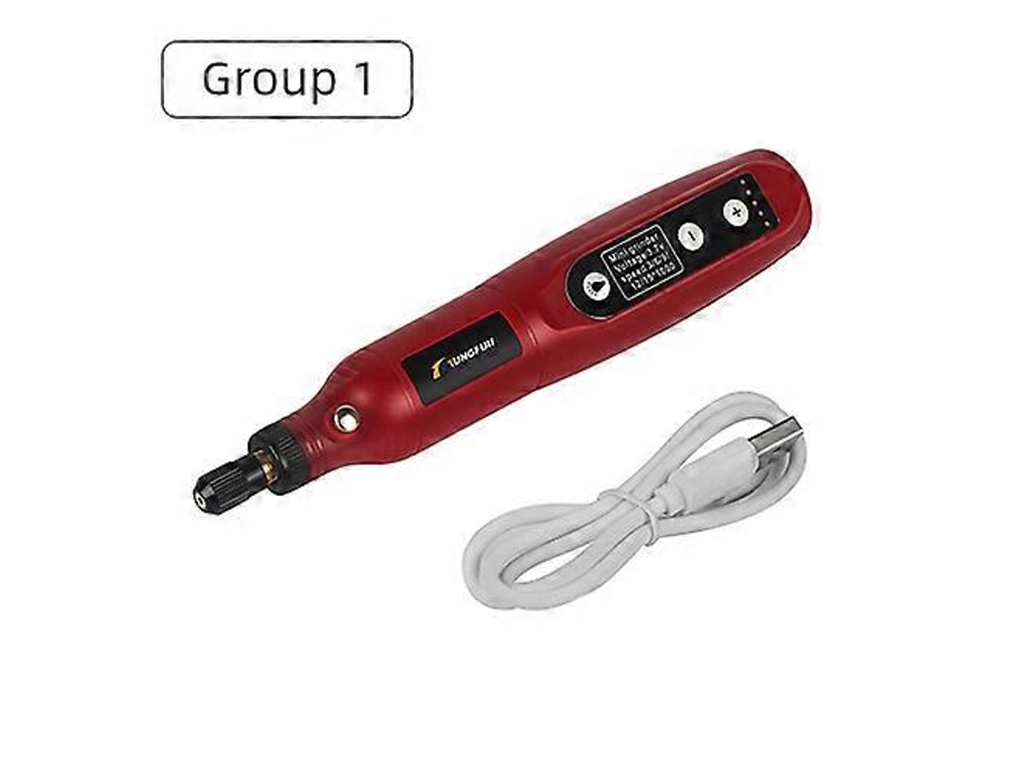 Amoladora inalámbrica, recargable por USB, taladro eléctrico, pluma de grabado para carpintería, mini amoladora eléctrica inalámbrica, mini fresadora de grabado Rosewell