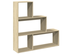 Maison Exclusive - Librería Divisora 3 Niveles Madera Roble Sonoma 123x29x123 Cm