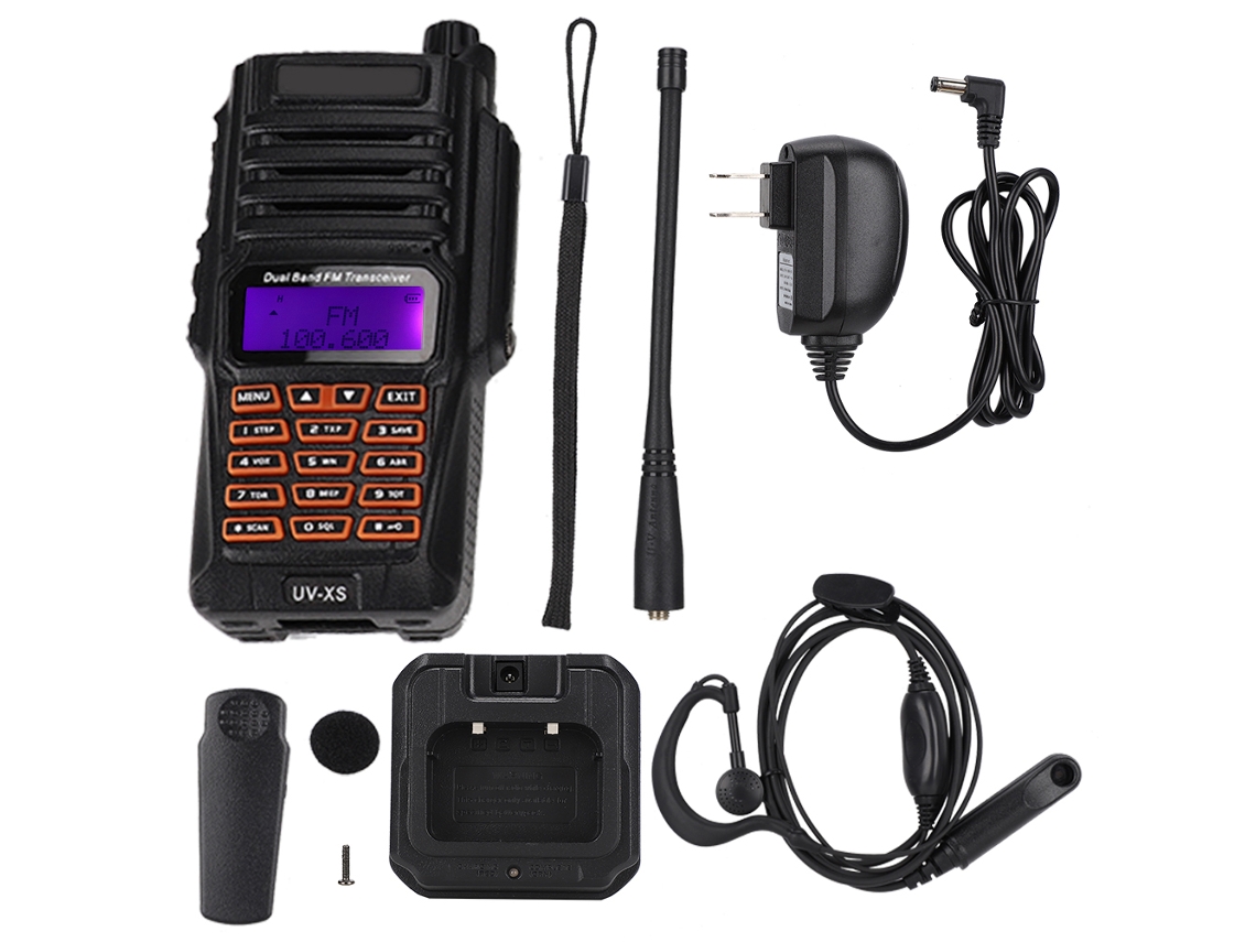 Radio walkie-talkie portátil de doble banda de 15 W