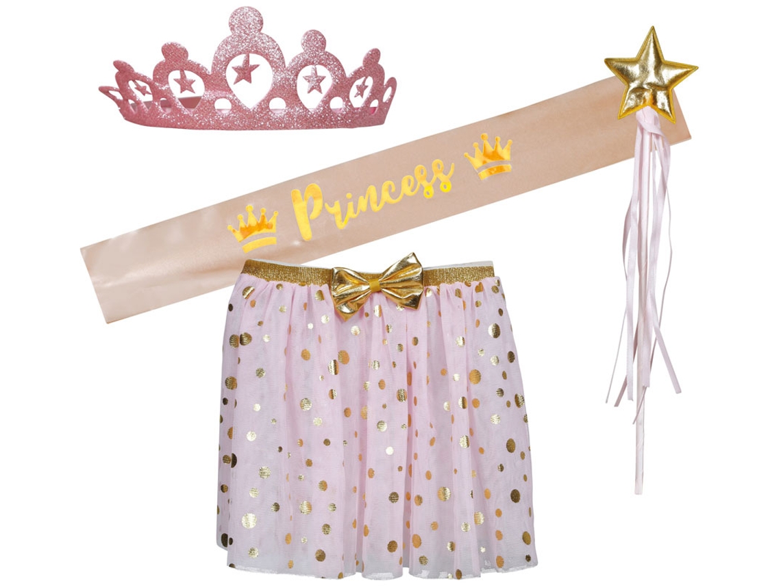 Kit de Princesa infantil Banda, diadema y falda