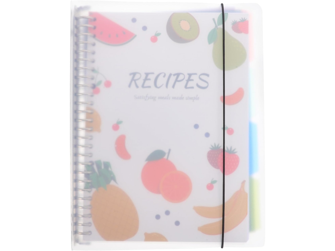 Planificador De Recetas Caseras, Planificador De Recetas Diy Con Páginas Reemplazables, Tamaño A5