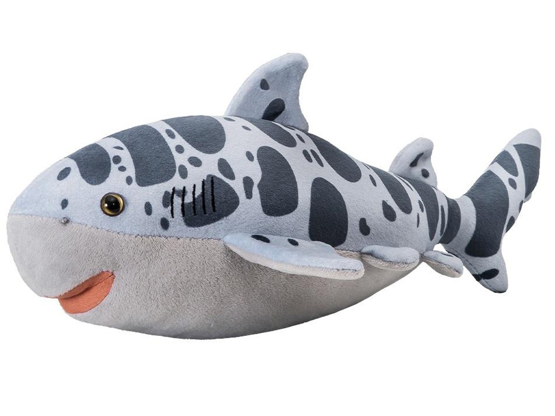 Peluche WILD PLANET Tiburon Leopardo (50 x 10 x 10 cm - Poliéster)