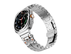 Correa de acero inoxidable con cierre de mariposa para Samsung Galaxy Watch Ultra 2025 CSYY