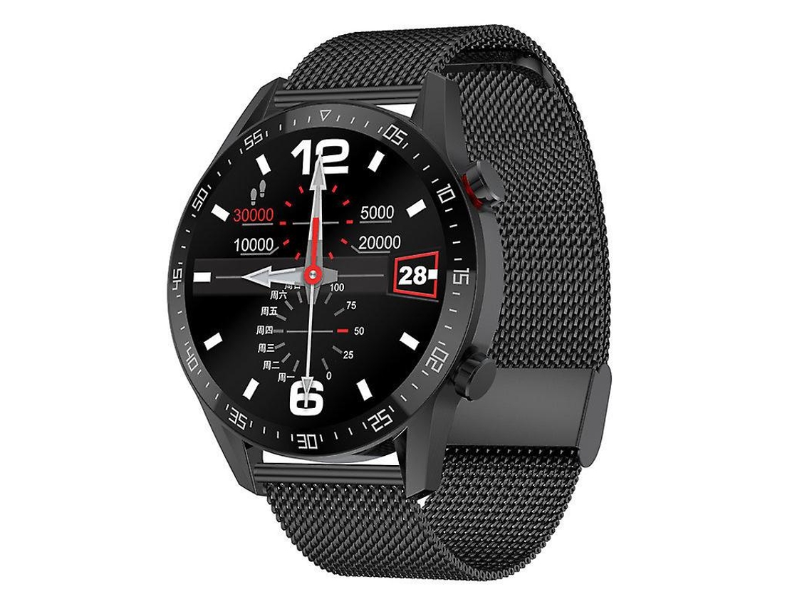 Reloj conectado Yizhood 1.3, IP68, monitor de frecuencia cardíaca, sueño, táctil, para hombre y mujer (negro)