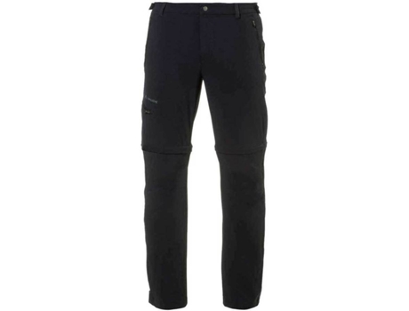 Pantalones para Hombre VAUDE Farley Stretch Zip Ii Negro para Montaña (50)