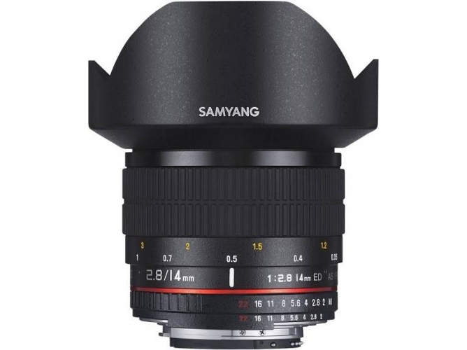 Objetivo Samyang 14mm F2 8 Encaje Canon Ef S Apertura F 22 2 8 Worten Es