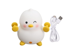 Luz nocturna USB de silicona con forma de pato y 3 niveles de intensidad para acampar - Innovadora