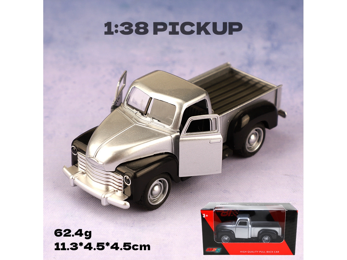Modelo De Coche Clásico Retro A Escala 1/38, De Metal Fundido A Presión, Adorno Para Coche.