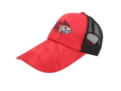 Sombrero De Sol Ajustable Con Cierre De Velcro, Malla Transpirable, Para Pesca Y Deportes Al Aire Libre, Rojo.