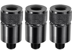 Juego de 3 conectores para pesca de carpas, adaptador para alarmas de pesca y soporte para caña Gokoco