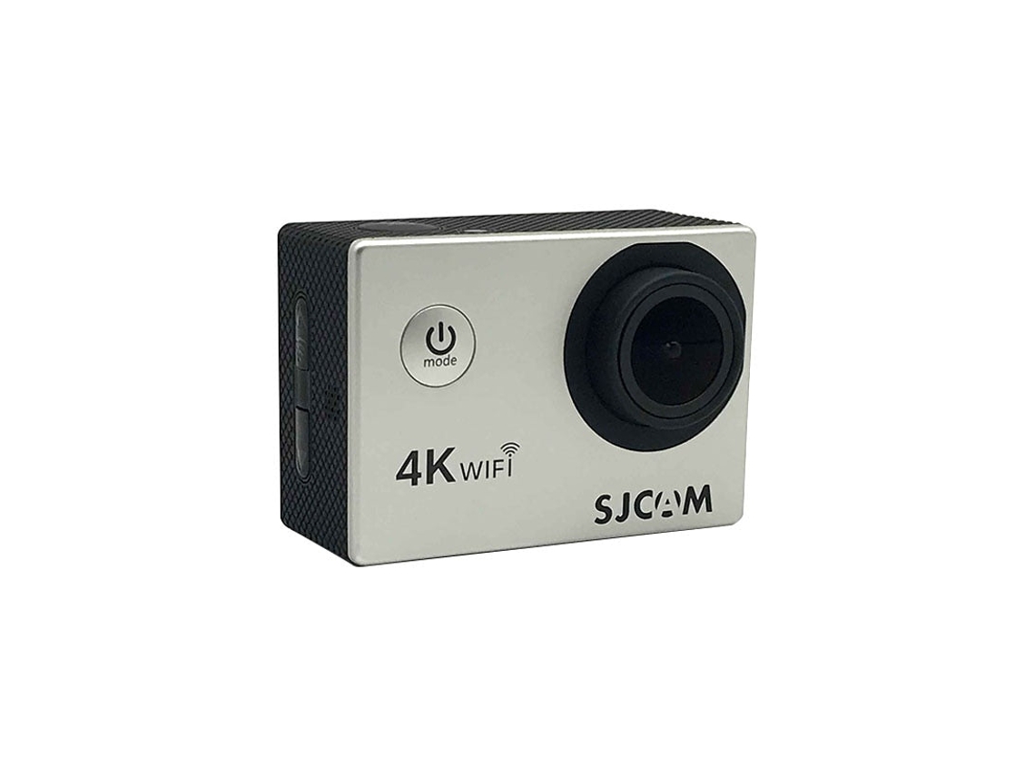 Action Cam SLOWMOOSE Air Action Pantalla LCD A Prueba de Agua (Wi-Fi - 4K - 2.0 Pulgadas - Plateado)