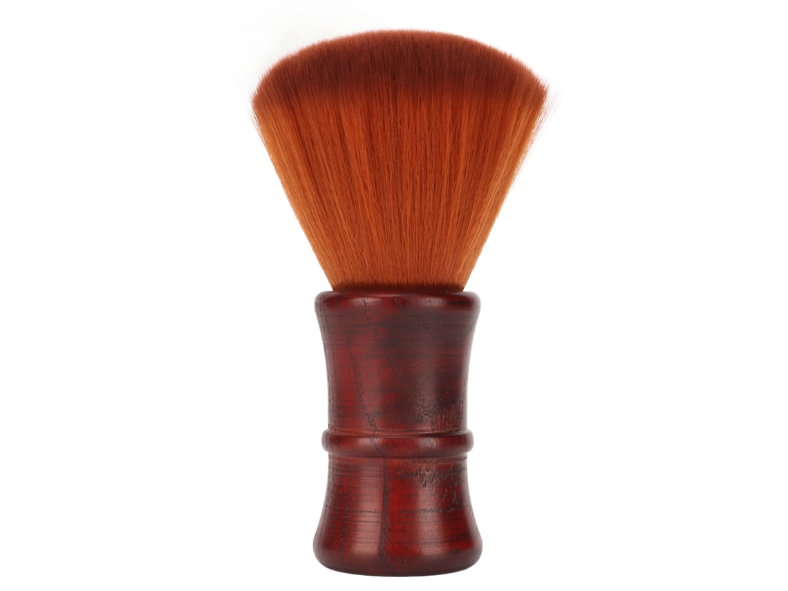 Pincel Para Barba Hombre - Cerdas Suaves De Nylon, Mango De Madera Para Grooming Y Limpieza