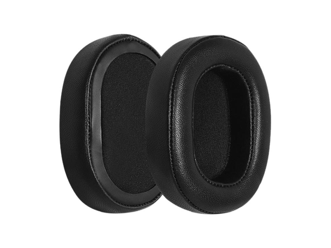 Almohadillas de espuma suave para auriculares AKG K361, piel de cordero negra XIAOMOYU