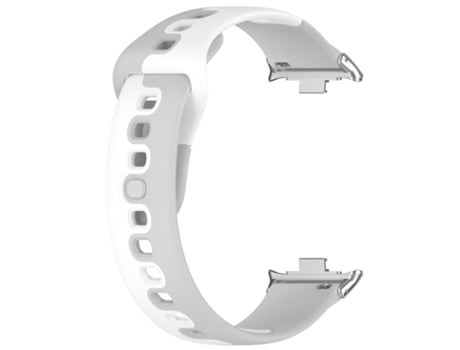 Pulseira de relógio de silicone para Xiaomi Mi Band 8 Pro/Redmi Watch 4 BlancoGris INF