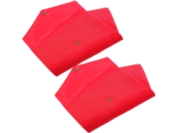Juego De 2 Bolsitas De Terciopelo Rojo Para Guardar Las Sagradas Escrituras, Estuche Protector Suave.