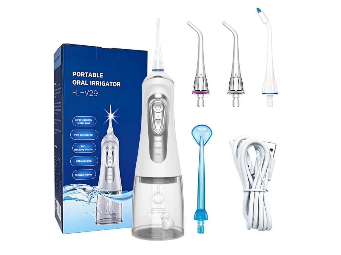 Irrigador bucal portátil Yizhood V29 blanco