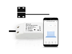 Kit de control de puerta de garaje Tellur Smart WiFi, blanco