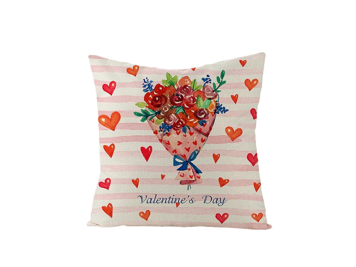 Funda de cojín de San Valentín Funda de cojín estampada Piel De Durazno Gusshious