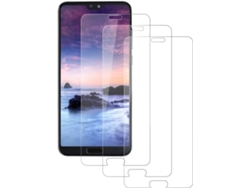 Conjunto de Protectores de Pantalla Protetora Sem Bolhas Ultra para Huawei P20 Pro HONGWE. Vidrio Templado Transparente (3un)