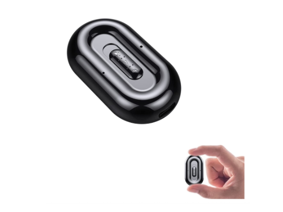 Grabadora de voz digital, activada por voz, con capacidad de grabación de 192 horas y 85-100 horas de grabación continua, 16 GB Yizhood (negra)