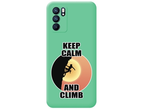 Carcasa Oppo Reno 6 5G TUMUNDOSMARTPHONE Silicona Líquida Dibujos Verde
