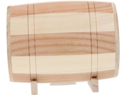 Hucha Grande De Madera Maciza Para Niños Y Niñas La Oficina, Hucha Cilíndrica Decorativa