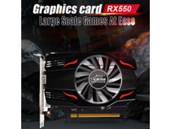 Tarjeta Gráfica Jingsha Rx550 4gb Gddr5 128bit 1365mhz Tarjeta De Vídeo Gpu Para Juegos