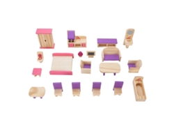 Jinwei-set De Muebles Para Casa De Muñecas, Juguete De Muebles En Miniatura Para Niños