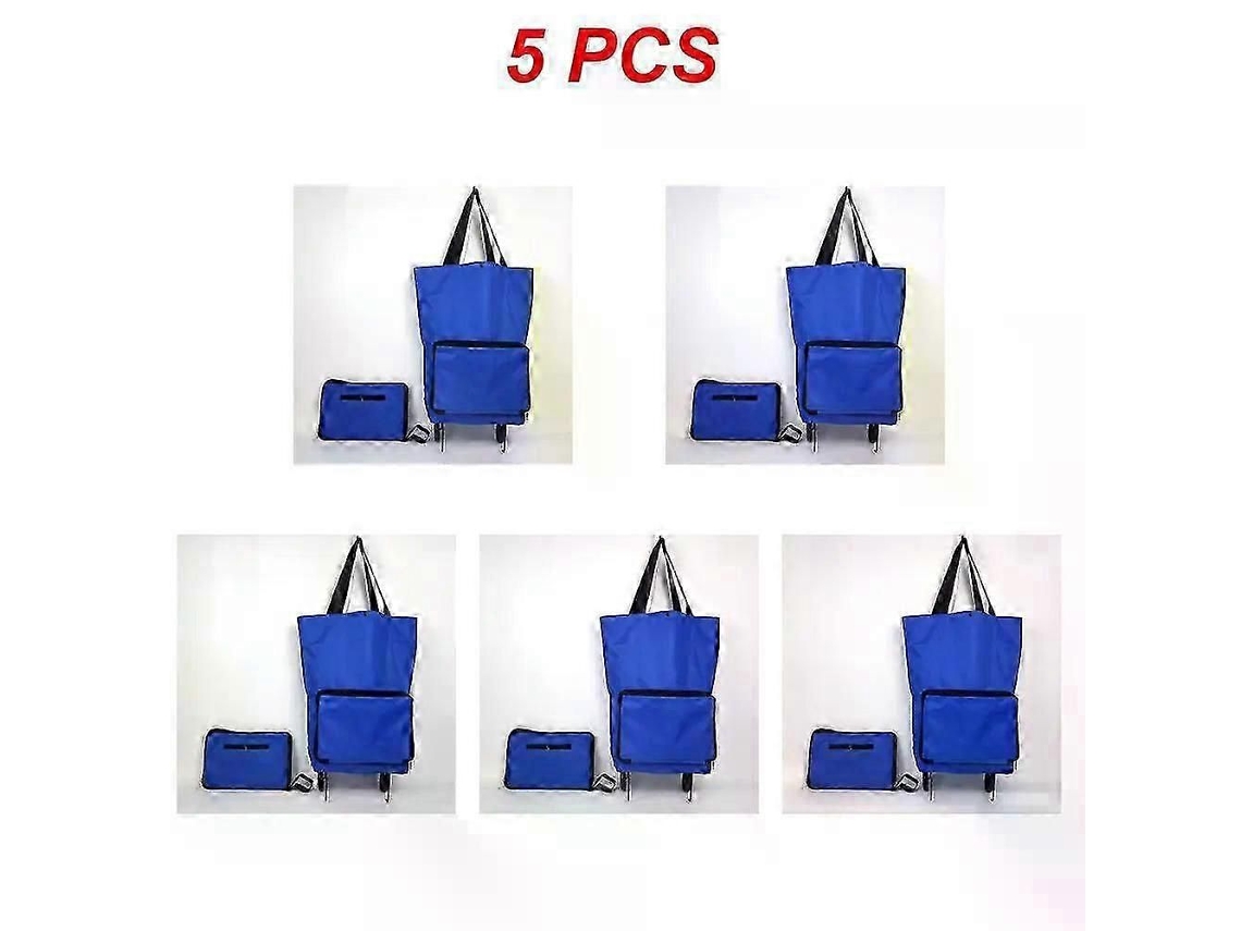 Bolsa de compras plegable, carrito con ruedas, organizador de verduras, portátil. GOKOCO