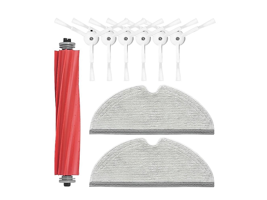 Cepillo principal, cepillo lateral, paño de fregona. Compatible con Xiaomi Roborock Q7 Max/Max.