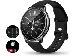Reloj inteligente con llamadas Bluetooth, resistente al agua IP67, 1,69 pulgadas, para Android e iOS, color negro, Yizhood