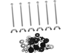 Kit Universal De Reparación De Tornillos Para Asientos De Inodoro De Acero Inoxidable Con Tuerca