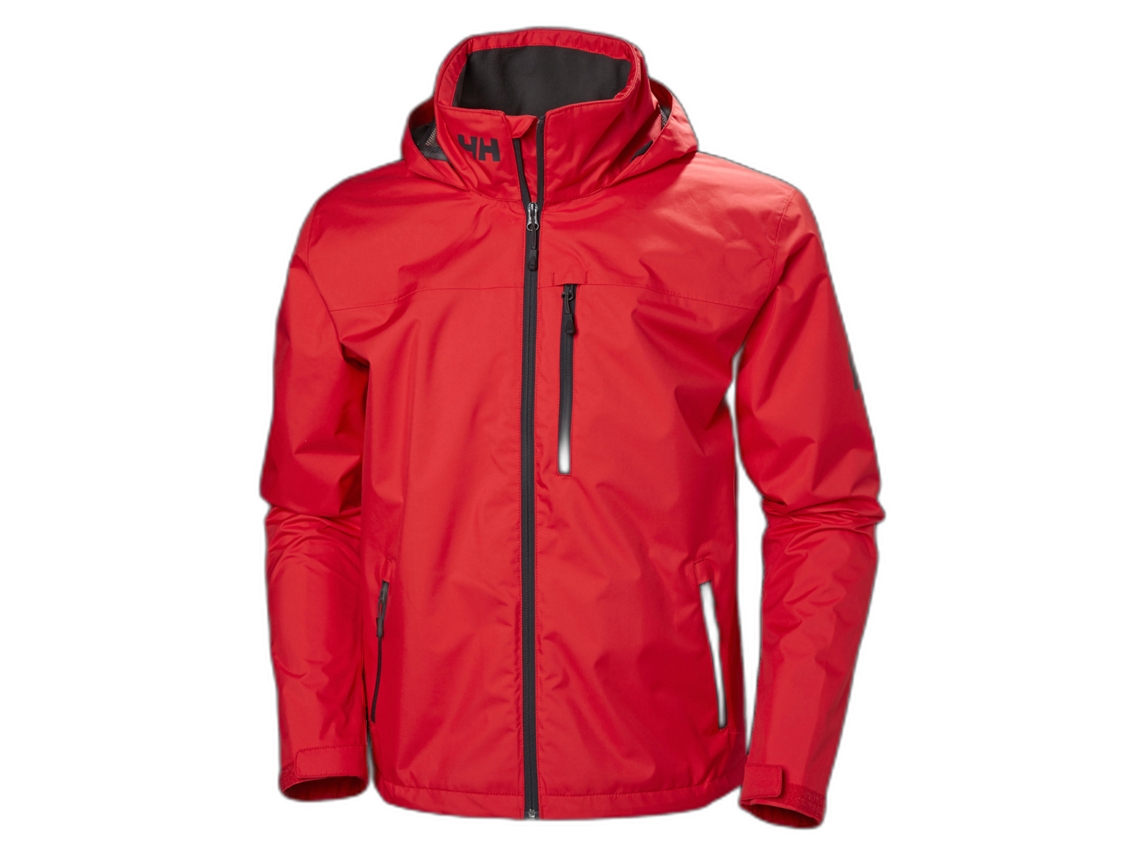 Chaqueta Helly Hansen Crew Hooded Midlayer roja hombre