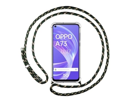 Carcasa Oppo A73 5G TUMUNDOSMARTPHONE Colgante Verde