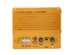 Amplificador estéreo de alta potencia para coche, 12 V, 800 W, con disipación de calor precisa.