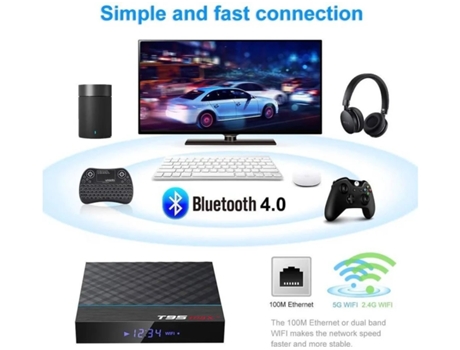 Box Smart TV YDCY TVB-L-11 (Android - 8K Ultra HD - 4 GB RAM - Wi-Fi)