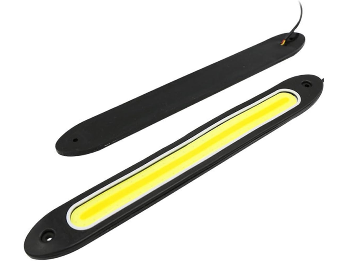 Kit De Iluminação Veicular Flexível Com Leds Cob De Alta Potência Em 2 Peças.