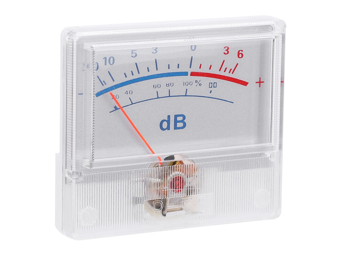 Conector Para Medidor Vu De Alta Precisión De 20+6 Db Para Amplificador De Audio Con Puntero. Ideal Para Estudio, Hogar Y Automóvil.