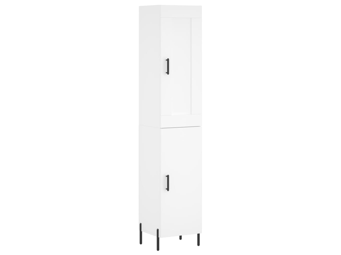 Armario alto 34,5x34x180 cm Madera procesada Blanco MAISON EXCLUSIVE