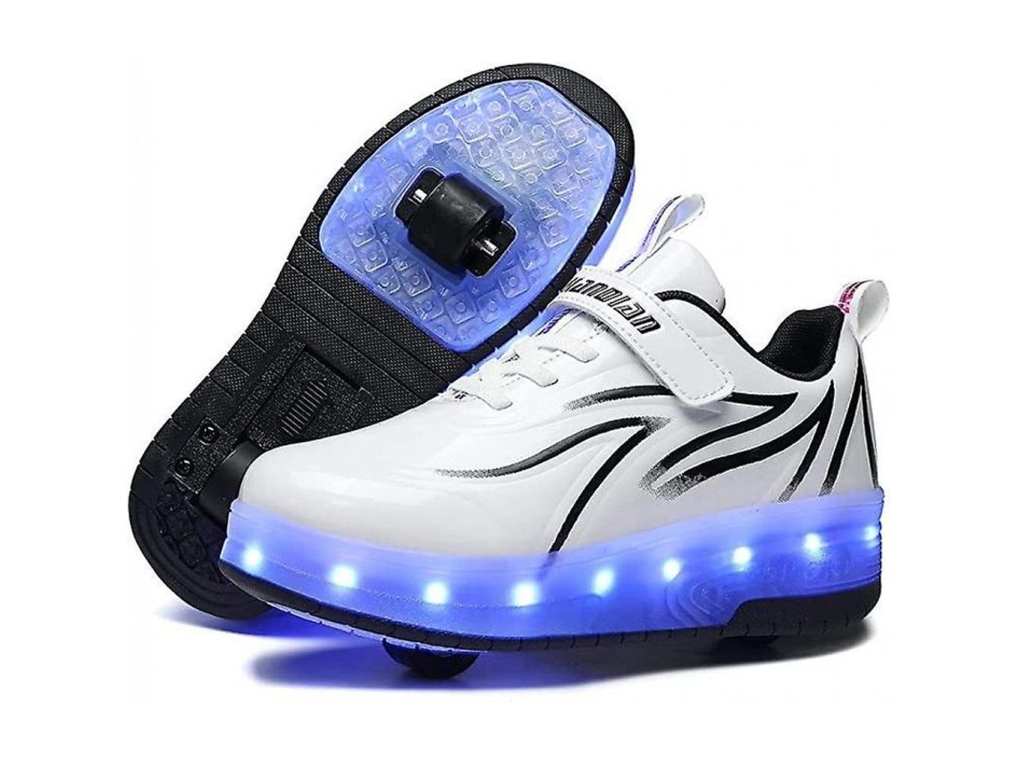 Patines Led Recargables Por Usb Para Niños Y Niñas - Regalo De Cumpleaños - Mwm