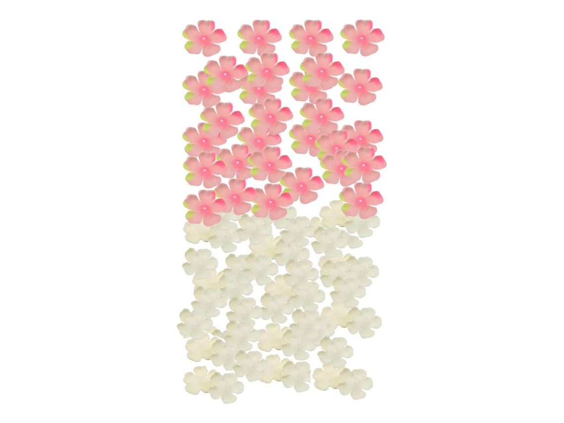 400 piezas de simulación de pétalos de rosa, flores de col