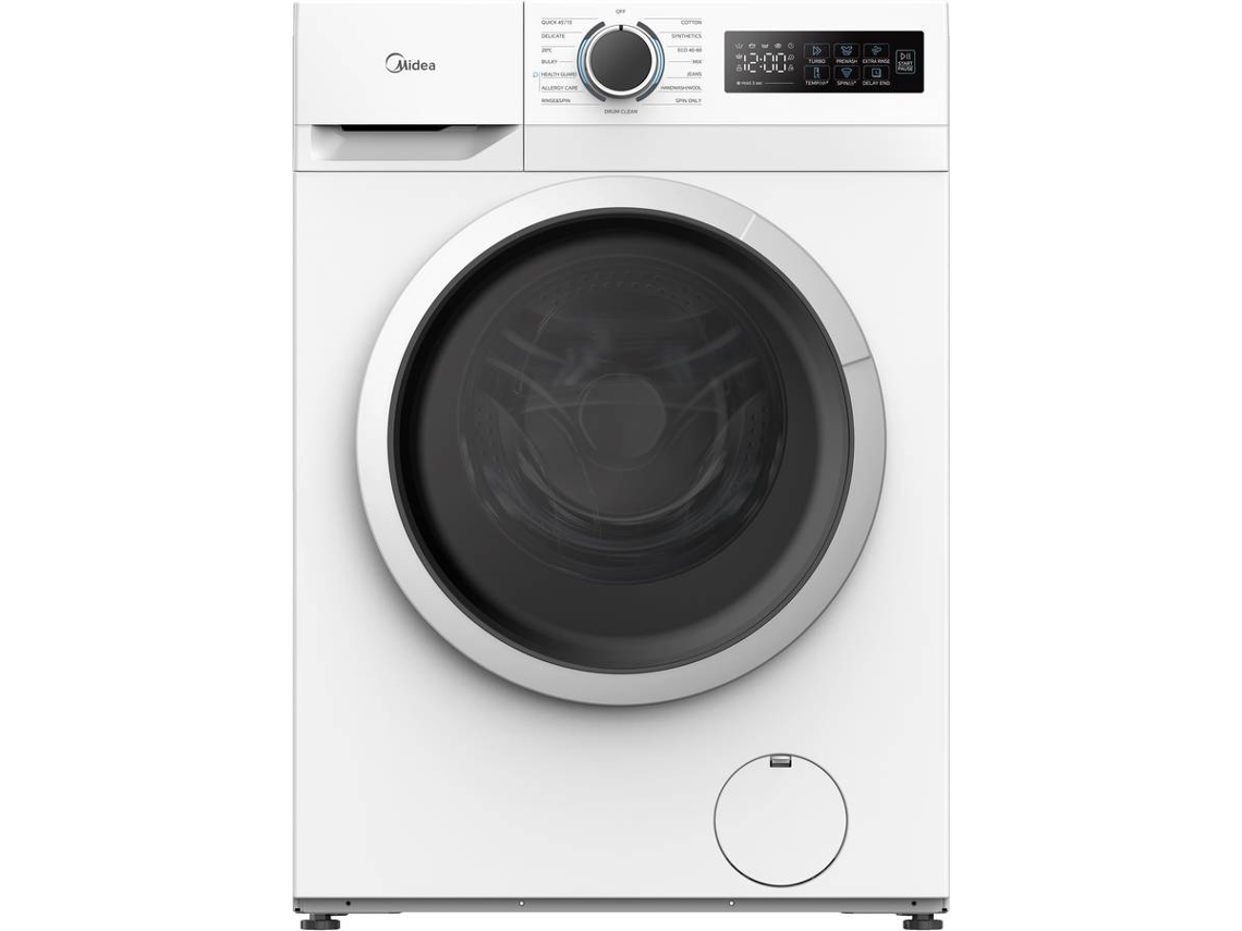 Lavadora MIDEA MF110W90BA10/W-ES A (9 kg - 1400 rpm - Blanco)
