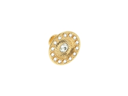 Pomo Para Muebles De Zamac Y Cristal Distancia Entre Centros De 45 Mm Chapados En Oro Lote De 6mm